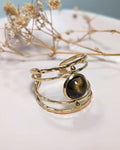 Bague Théodora — Pierre naturelle & acier inoxydable