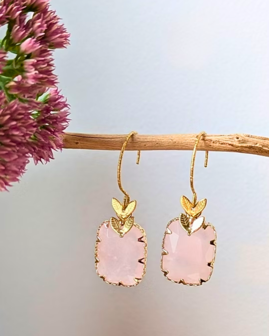 Boucles Irina Pierres Naturelles & Acier Inoxydable