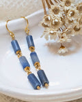 Boucles d'oreilles Naomi — Pierre naturelle & acier inoxydable