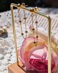 Boucles d'oreilles Paola — Pendantes chaîne Acier inoxydable doré