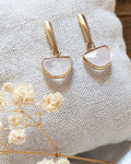 Boucles d'oreilles Coline — Pierre Naturelle & Acier Inoxydable