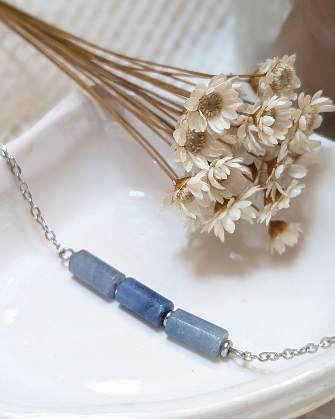 Bracelet Naomi — Pierre naturelle & acier inoxydable