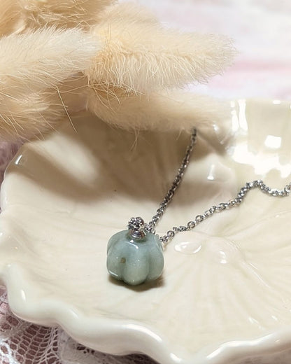 Collier Mélisande Pierre Naturelle &amp; Acier Inoxydable