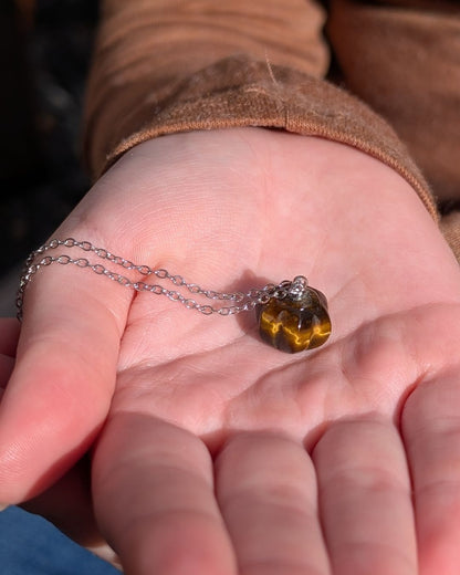 Collier Mélisande Pierre Naturelle &amp; Acier Inoxydable