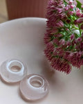 Paires de Donuts Billie — Pendentifs Interchangeables en Pierres Naturelles pour Créoles